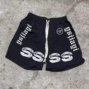 Rafel Mart Industries Pantalones cortos de fitness para hombre Pantalones cortos de medio cordón personalizados Pantalones cortos de alta calidad para hombres - Product Image 1