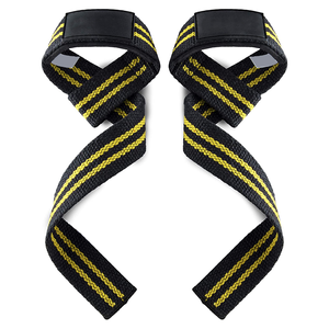 Sangles de poignet de gymnastique de bonne qualité Sangles de poignet d'haltérophilie en coton Sangles d'haltérophilie plus épaisses - Product Image 5