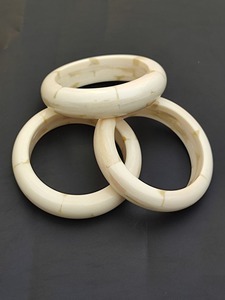 Eco Materials Natural Bone Bangles Handmade Jewellery Custom Logo Best Wedding And Birthday Party <b>Gifts</b> For Ladies At Best Price - Product Image 6