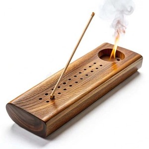 Wooden <b>Incense</b> <b>Holder</b> Multi-purpose Design Women <b>Incense</b> Burner Ash Catcher <b>Incense</b> Stick <b>Holder</b> - Product Image 1