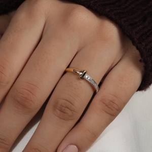 Anillo de Diamante Cultivado en Laboratorio, Anillo de Boda de Lujo para Mujer, Oro Sólido de 10k, 14k, 18k, Certificado por IGI, Colección de Anillos de Compromiso Chapados en Oro de 14k - Product Image 4