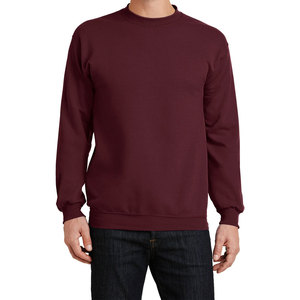 Hombres Core Fleece Classic Crewneck Algodón/Poly Fleece Sudadera Cuello redondo 50/50 Sudadera Maroon 2XL - Product Image 1