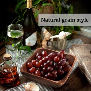 Bol à fruits en bois foncé de petite taille, bol à salade, bol de service, articles ménagers de première qualité modernes - Product Image 5