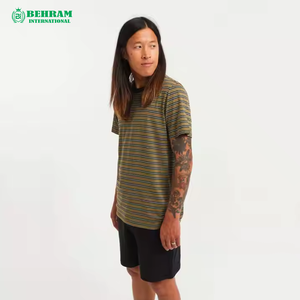 T-shirt personnalisé de haute qualité, coupe ample, respirant, écologique, 220g, gris, 100% coton, pour homme - Product Image 4