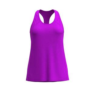 Débardeur pour femmes élégant et décontracté, à logo sur le devant, séchage rapide, respirant, uni, sans manches, 100% polyester mélangé, été - Product Image 3