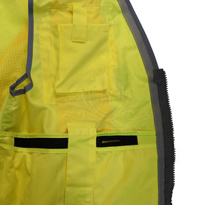 Vente chaude Hommes Vêtements Gilet de Sécurité Nouvelle Mode Meilleure Qualité Respirant Gilet de Sécurité Veste - Product Image 6