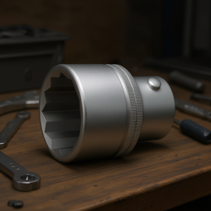 Hazet 1'' Short 12-point Metric Square <b>Socket</b> - Product Image 3