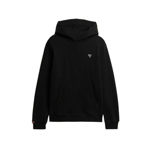Nouveaux sweats à capuche personnalisés noirs en gros de haute qualité 100% coton mode sweats à capuche décontractés lourds pour hommes - Product Image 1
