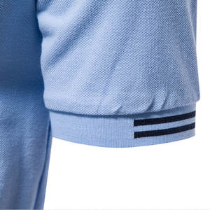 <b>Men's</b> High Quality Custom Cotton for <b>Polo</b> T-<b>Shirts</b> Solid Design with Embroidered Logo Plain Style - Product Image 3