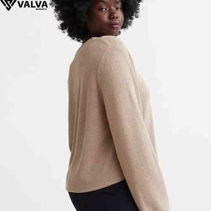 Sudadera Mujer Calidad Premium Algodón Fleece Invierno Manga Larga Cuello Redondo Sudadera Personalizada Según su marca. - Product Image 5