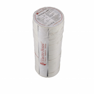 Gran oferta, cinta aislante de PVC blanca de alta calidad de 17 metros, cinta adhesiva eléctrica ignífuga para aplicaciones de alto voltaje - Product Image 3