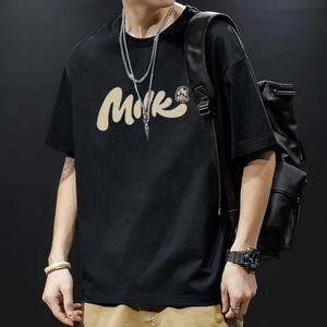 Camiseta estampada con logotipo en 3D para hombre, proveedor OEM, Camisa de algodón de gran tamaño, ropa de calle, ropa personalizada de moda - Product Image 2