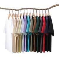 T-shirt personnalisé de haute qualité 245g DTF 100% coton, t-shirt à manches courtes d'été, design de logo personnalisé pour hommes et femmes
