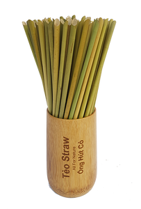 Eco2go-Juego de pajitas de hierba Natural 100% desechables, hierba 100% Natural de Vietnam, venta al por menor - Product Image 2