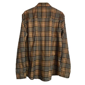 Camisa de Franela de Algodón Transpirable para Hombre, Diseño a Cuadros, Dos Bolsillos en el Pecho, Fábrica de Ropa China - Product Image 4