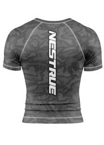 เสื้อเชิ๊ตแขนสั้นสำหรับผู้ชายผ้าโพลีเอสเตอร์ผ้าสแปนเด็กซ์ป้องกันรังสียูวีออกแบบโลโก้ได้ตามต้องการ - Product Image 3