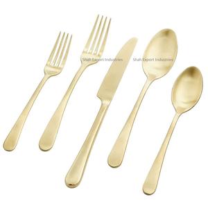 Matt <b>Black</b> Color Metal Flatware Set With Simple Handle for Hotel & Restaurant Tabletop Dinnerware Eating <b>Cutlery</b> Sets - Product Image 3