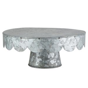 Support à gâteau en métal élégant et robuste, plaqué nickel, parfait pour les mariages, les fêtes et les présentoirs de desserts, durable - Product Image 2