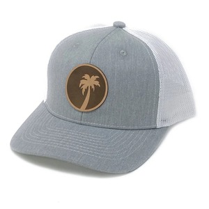 Casquette de camionneur en cuir en gros pour homme Fashion Sun Visors Summer Spring Trucker Hats Fabrication OEM in Vietnam - Product Image 1