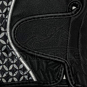 Gants d'équitation d'hiver noirs personnalisables pour hommes femmes Logo en relief Écran tactile Gants équestres noirs Fabricant pakistanais - Product Image 4