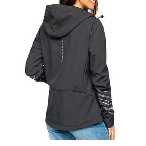 Chaqueta de caparazón blando para mujer, chaqueta cortavientos impermeable de invierno OEM, chaquetas personalizadas de alta calidad al por mayor - Product Image 4