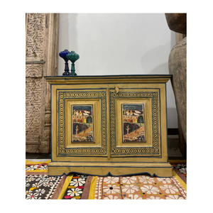 Meubles de salon classiques vintage en bois massif brillant, armoires de cuisine en bois, buffet avec peinture élégante, décoration intérieure - Product Image 2