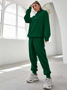 ชุดวิ่งออกกำลังกายของผู้หญิงชุดวิ่งแบบเรียบ/ไม่มีลายปรับแต่งได้ - Product Image 2