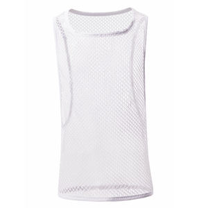 Camisetas sin mangas de malla para hombre al por mayor-Tela transpirable ideal para el verano Streetwear estilo con diseño transpirable - Product Image 4