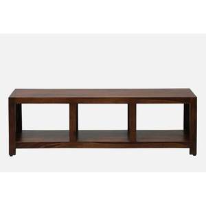 Consola de TV de madera Kelty Sheesham, diseño moderno para sala de estar, televisores de 55 pulgadas, acabado de teca provincial, resistente a los arañazos - Product Image 4