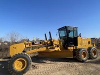 Niveleuse à moteur Caterpillar 140H d'occasion, niveleuse de terrain Cat 140H, équipement de construction d'occasion pour le nivellement des chantiers de construction routière