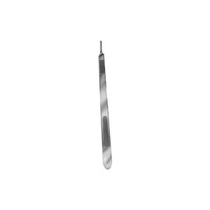 Meilleure qualité 210 Mm/8.14 \ "droit No 3 poignée de scalpel en acier inoxydable non stérile réutilisable Signal terminé Source d'alimentation manuelle - Product Image 5