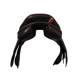 Sillín de caballo Western Trail con relleno adicional, cuero de primera calidad, ajuste ajustable, ideal para montar cómodamente a larga distancia - Product Image 1