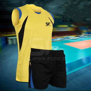 Conjunto de uniforme de voleibol personalizado para mujeres y hombres con logotipo de equipo Conjunto de Jersey y pantalones cortos de voleibol de calidad premium - Product Image 2