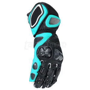 Guantes de moto con logotipo personalizado Guantes de moto hechos de cuero Protección de dedos Guantes de moto - Product Image 6