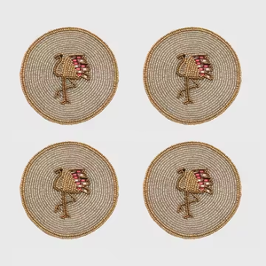 Posavasos con cuentas para bebidas con materiales sostenibles ecológicos Logotipo personalizado Posavasos con cuentas personalizados para regalos corporativos - Product Image 4