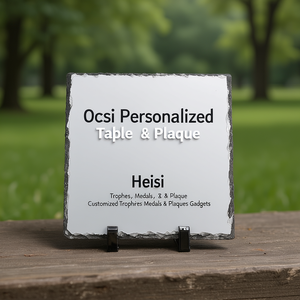 Heysi Personalized Table Plaque Customized <b>Trophies</b> Medals & Plaques Gadgets - Product Image 3