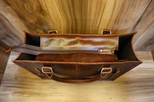 Sac à main en cuir de vachette outillage à main sculpture sac à main Western, sac fourre-tout Western, sac à main en cuir repoussé à la main, porte-documents en cuir - Product Image 4