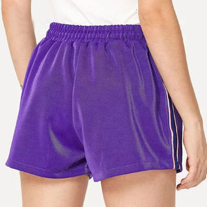 กางเกงขาสั้นผ้าฟลีซสำหรับผู้หญิงทำจากผ้าคอตตอน100% ลำลองสำหรับฤดูร้อนผลิตตามสั่ง - Product Image 5