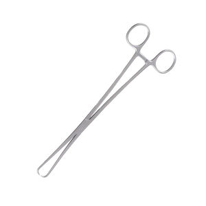 Tenáculos Uterinos Curvos Dobles Duraderos, Pinzas Quirúrgicas de Acero Metálico, Herramienta de Ginecología Hospitalaria, Pinzas Quirúrgicas Profesionales - Product Image 3