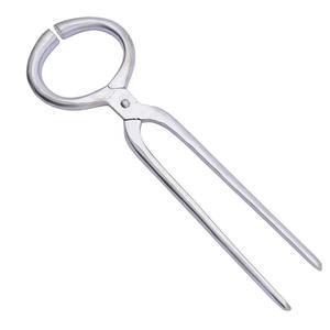 Probador de pezuñas profesional Herramientas de herrador Pinzas de pezuñas de caballo de acero inoxidable - Product Image 5