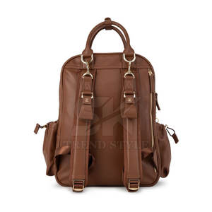 Mochilas Nuevas a la Moda, Impermeables, Mochilas Escolares Grandes de Cuero, Mochila de un Solo Color para Portátil, para Niñas y Niños - Product Image 2