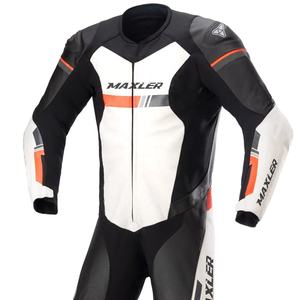 ชุดมอเตอร์ไซค์หนังแท้สั่งทำพิเศษสำหรับผู้ชายไซส์ใหญ่ กันน้ำ กันลม คุณภาพสูง มาตรฐาน CE ระดับ 1 - Product Image 3