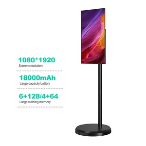 -Odm Touch Display Ips Cast Screen Televisie Nieuw Product Smart Tv 21.5 Inch Led Zwarte Wifi Lcd Standaard Draagbare Tv Android 12