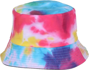 Nouveau design de chapeaux bob tie-dye, casquette de camping en coton, chapeaux bob unisexes personnalisés avec votre logo, chapeau bob tie-dye - Product Image 1