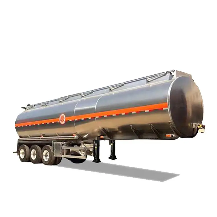 3एक्सल 4एक्सल एल्यूमिनियम ईंधन टैंकर सेमी ट्रेलर बिक्री के लिए