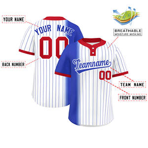 Uniformes de Béisbol Personalizados al por Mayor para Hombre y Mujer, Bordado Personalizado con Logotipo, Nombre y Número, para los 30 Equipos, Transpirables y que Absorben la Humedad - Product Image 2