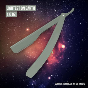 Rasoir droit professionnel Dynasty Kit de rasoir droit ultra exposé avec 10 lames Premium 2mm exposées (Dynasty) - Product Image 3