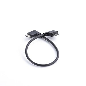 โฮสต์ <span class=keywords><strong>USB</strong></span> C เป็นไมโคร <span class=keywords><strong>USB</strong></span> 3.0 สายเคเบิลข้อมูลขยายมุมขวา 90 องศา - Product Image 4