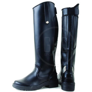 Botas de montar largas de alta calidad Botas de montar a caballo al por mayor Botas de montar a caballo de cuero más vendidas hechas en Pakistán - Product Image 1