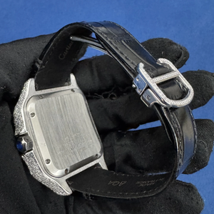 Style de luxe haut de gamme certifié VVS Moissanite diamant uniquement sur lunette mouvement automatique pour les femmes à un prix raisonnable - Product Image 3